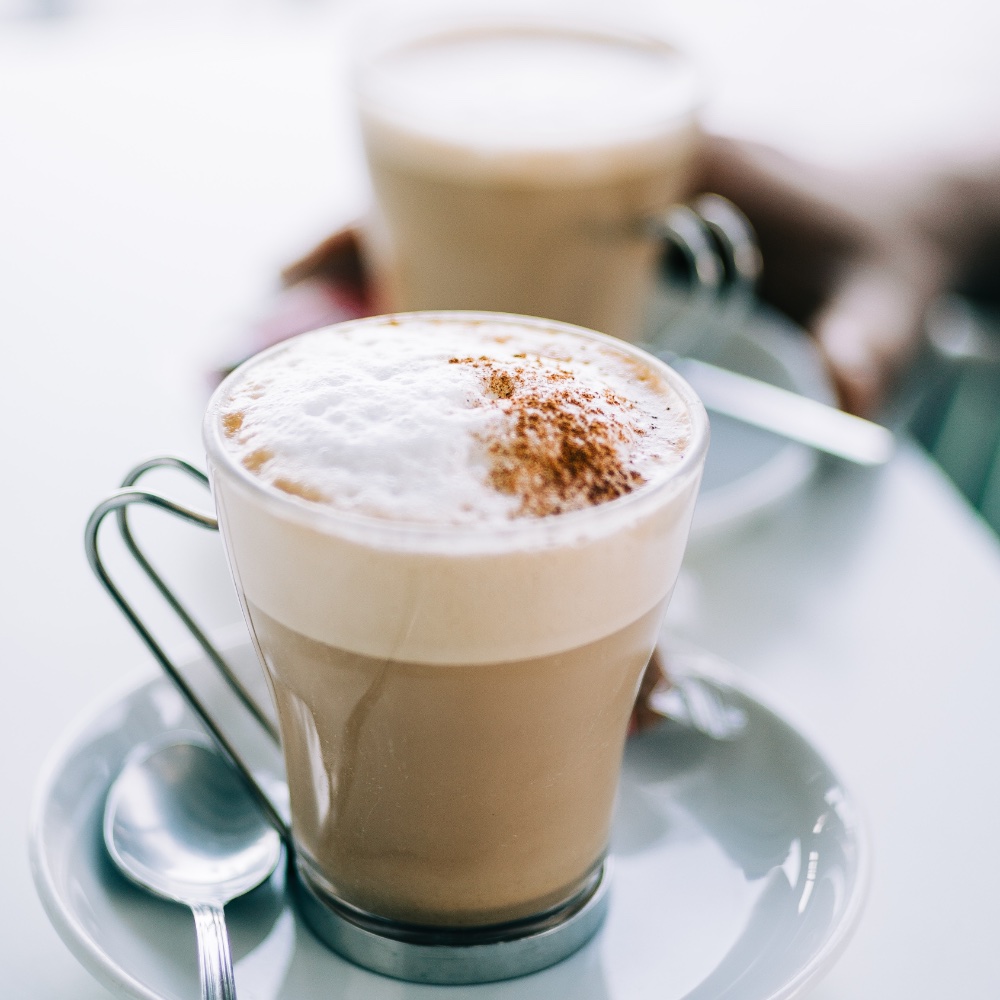 I like fancy coffee drinks. Foam, flavors, dusted spice! Coffee art's nice!