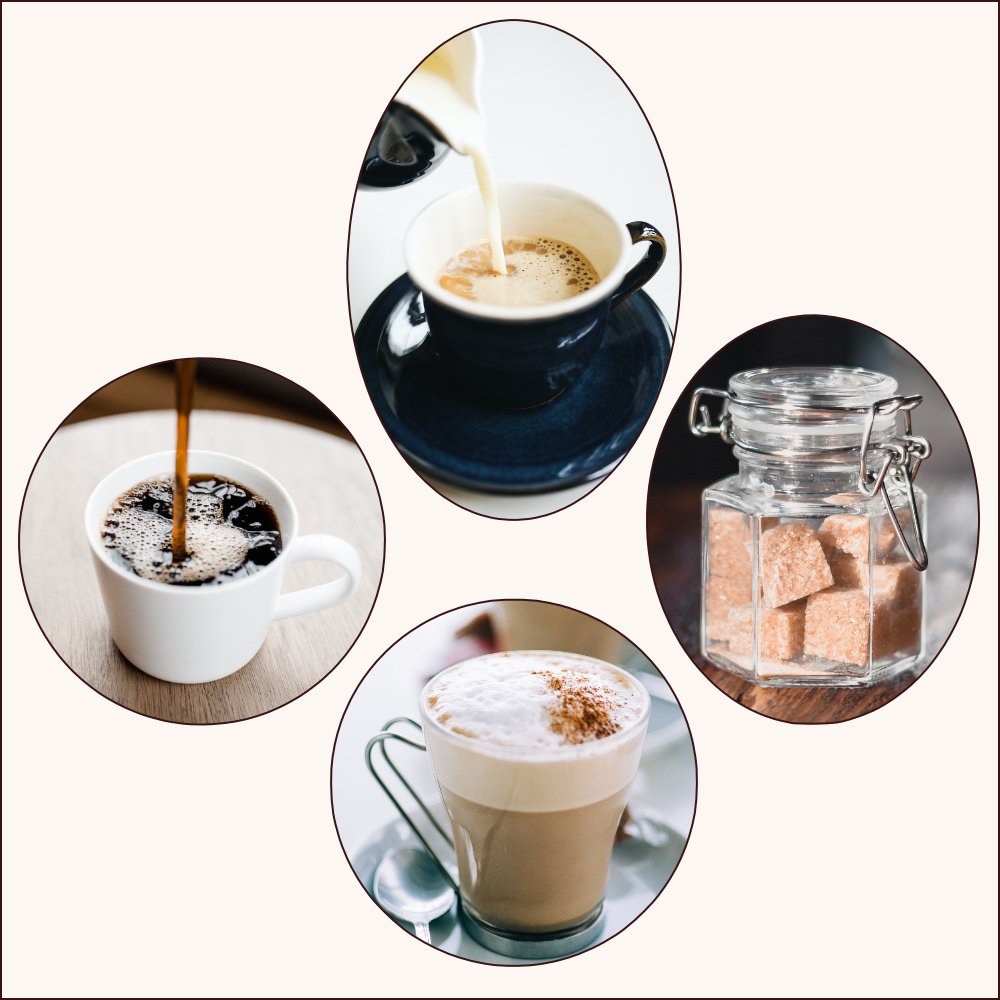I mix up how I take my coffee. It depends and varies.